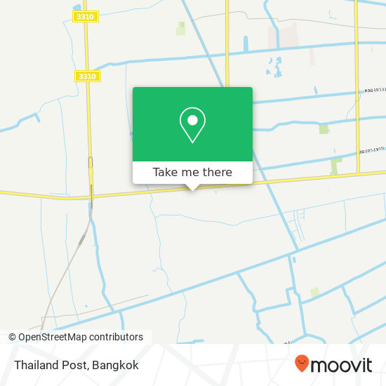 Thailand Post map