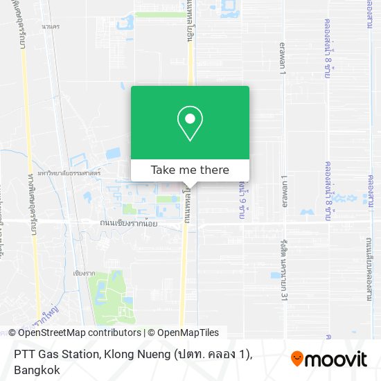 PTT Gas Station, Klong Nueng (ปตท. คลอง 1) map