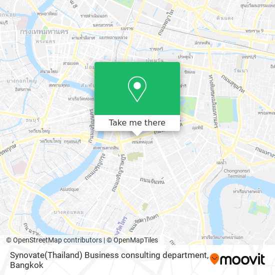 Synovate(Thailand) Business consulting department map