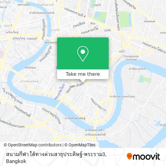 สนามกีฬา ใต้ทางด่วนสาธุประดิษฐ์-พระราม3 map