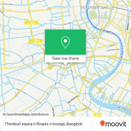 Thonburi sauna n fitness n lounge map