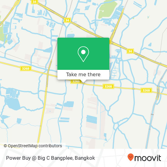 Power Buy @ Big C Bangplee map