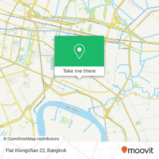 Flat Klongchan 22 map