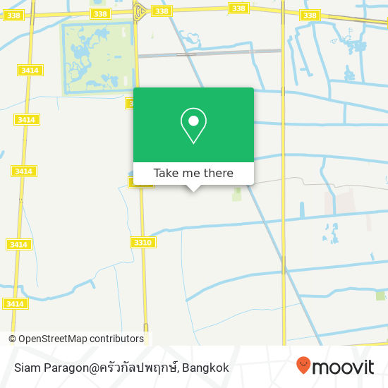 Siam Paragon@ครัวกัลปพฤกษ์ map