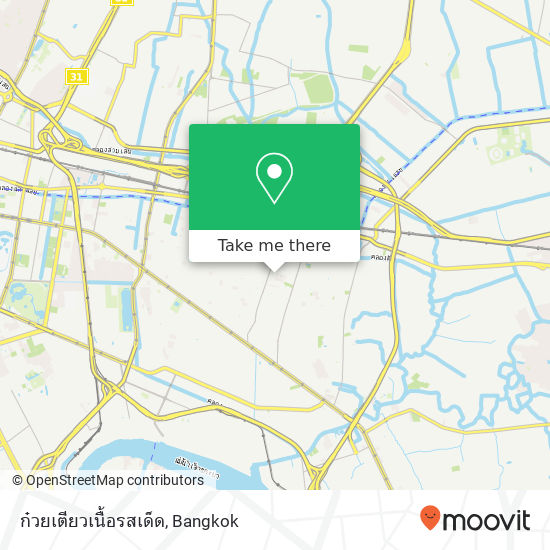 ก๋วยเตียวเนื้อรสเด็ด map