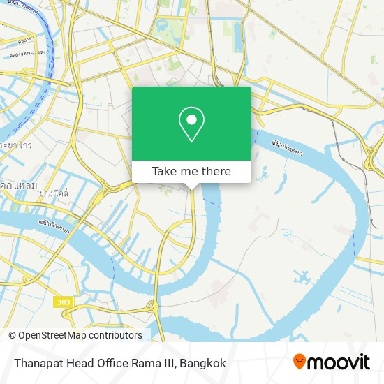 Thanapat Head Office Rama III map