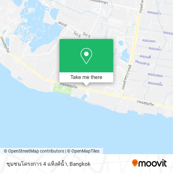 ชุมชนโครงการ 4 แท็งค์น้ำ map