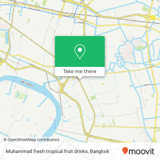 Muhammad fresh tropical fruit drinks map