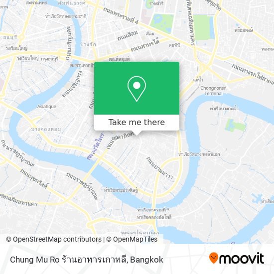 Chung Mu Ro ร้านอาหารเกาหลี map