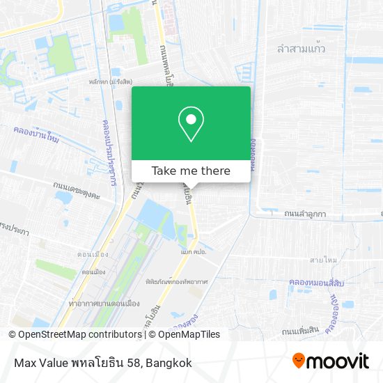 Max Value พหลโยธิน 58 map