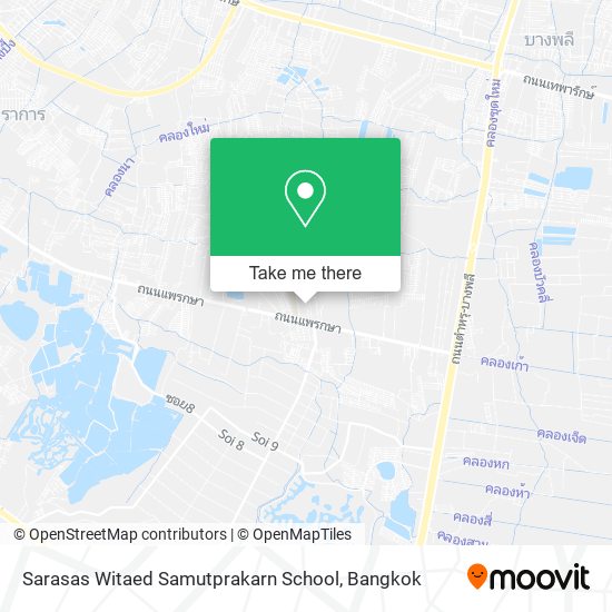 Sarasas Witaed Samutprakarn School map