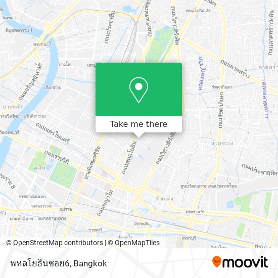 พหลโยธินซอย6 map