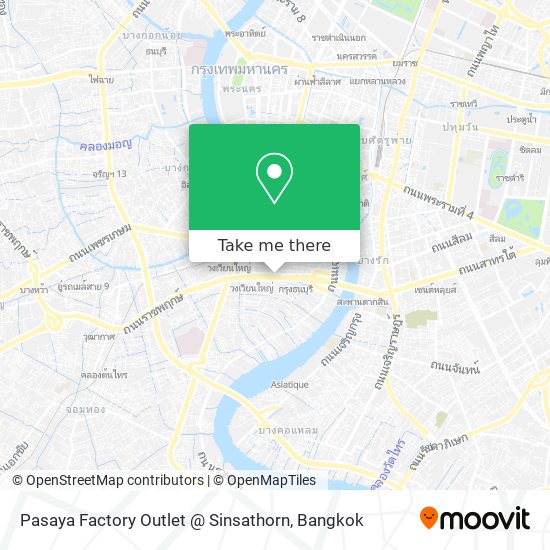Pasaya Factory Outlet @ Sinsathorn map