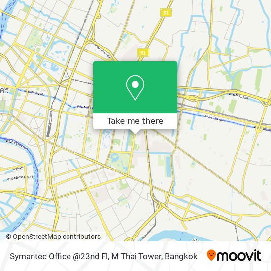 Symantec Office @23nd Fl, M Thai Tower map