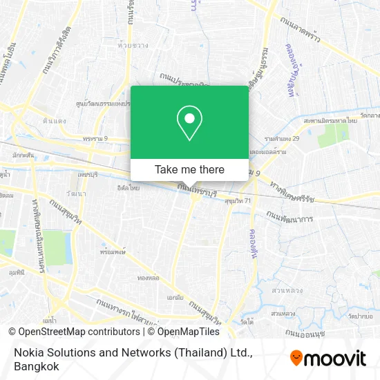 Nokia Solutions and Networks (Thailand) Ltd. map