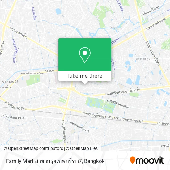 Family Mart สาขากรุงเทพกรีฑา7 map