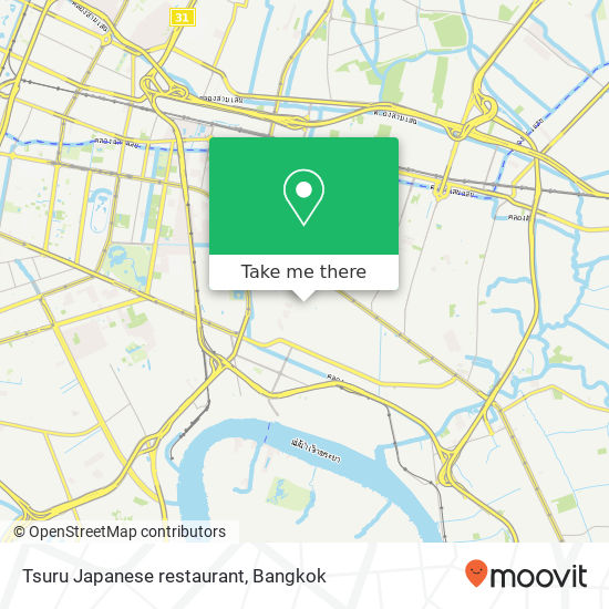 Tsuru Japanese restaurant map