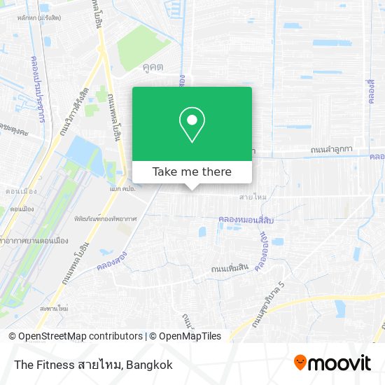 The Fitness สายไหม map