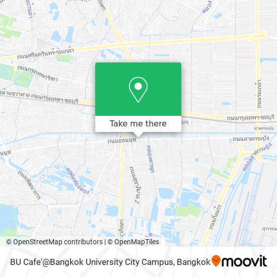 BU Cafe'@Bangkok University City Campus map