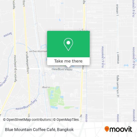 Blue Mountain Coffee Café map