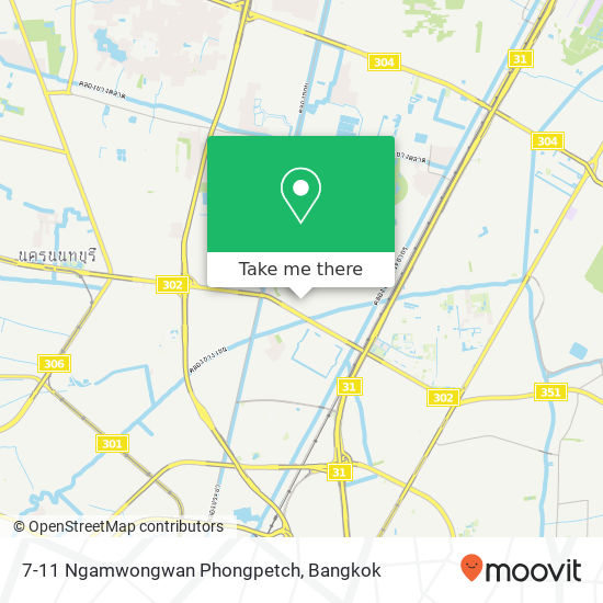 7-11 Ngamwongwan Phongpetch map
