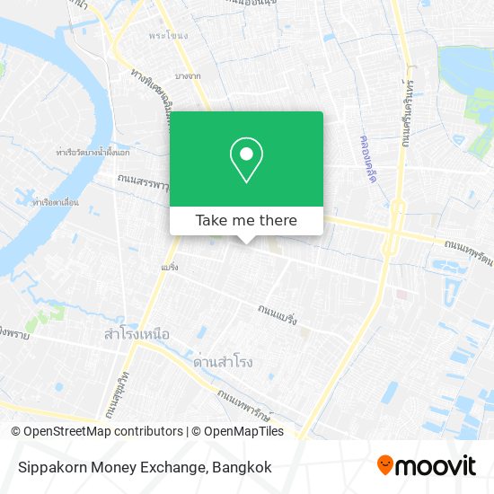 Sippakorn Money Exchange map