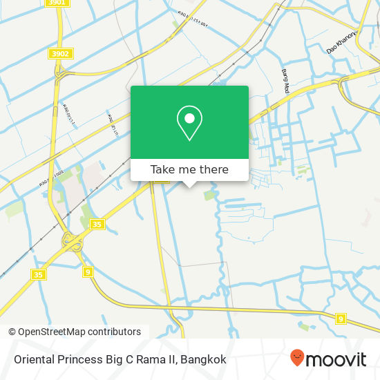 Oriental Princess Big C Rama II map
