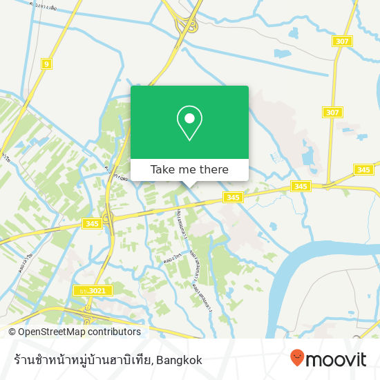 ร้านชำหน้าหมู่บ้านฮาบิเทีย map