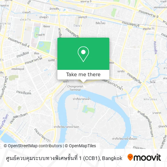 ศูนย์ควบคุมระบบทางพิเศษขั้นที่ 1 (CCB1) map