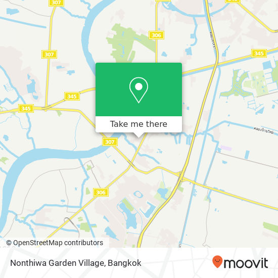 Nonthiwa Garden Village map