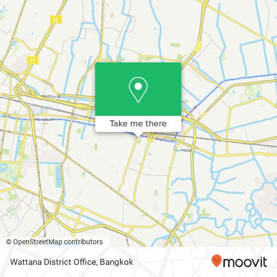 Wattana District Office map