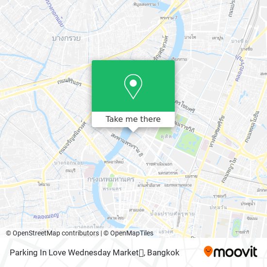 Parking In Love Wednesday Market map