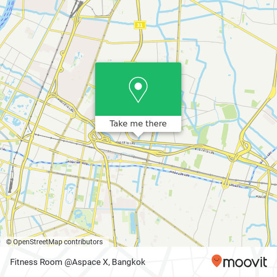 Fitness Room @Aspace X map
