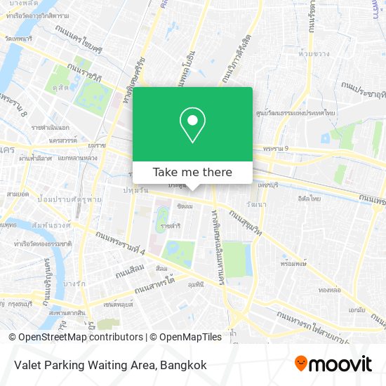 Valet Parking Waiting Area map