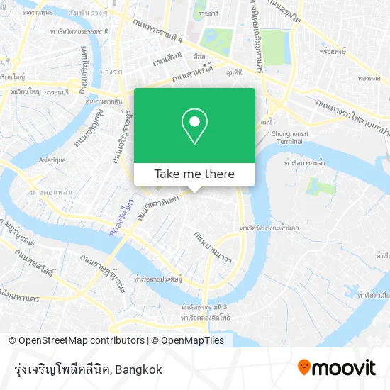 รุ่งเจริญโพลีคลีนิค map