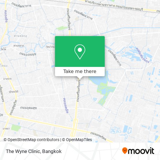 The Wyne Clinic map