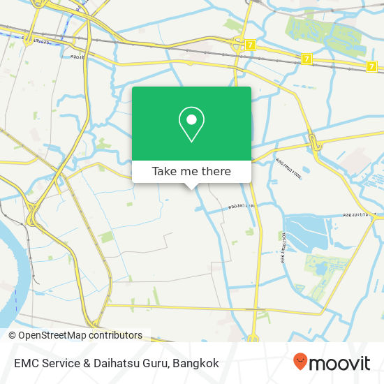 EMC Service & Daihatsu Guru map