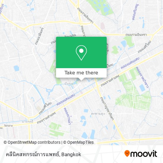 คลีนิคสหกรณ์การแพทย์ map