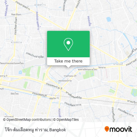 โจ๊ก-ต้มเลือดหมู ท่าราม map