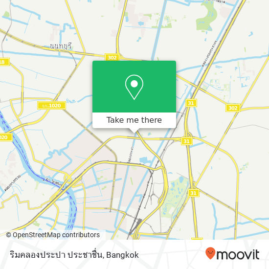 ริมคลองประปา ประชาชื่น map