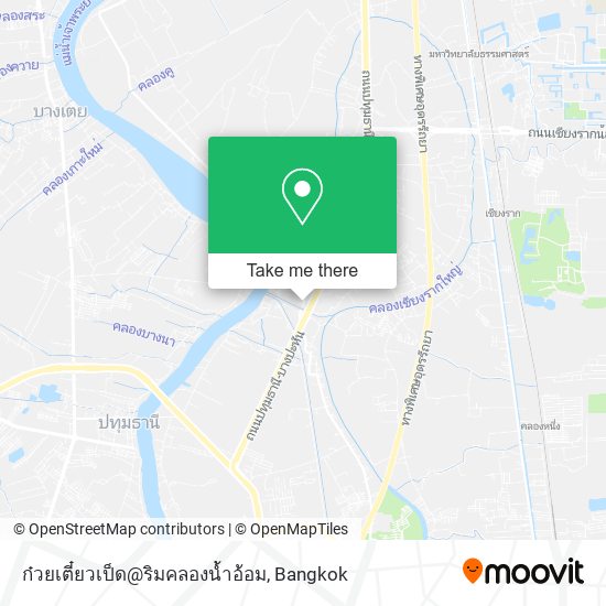 ก๋วยเตี๋ยวเป็ด@ริมคลองน้ำอ้อม map