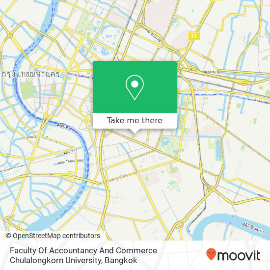 Faculty Of Accountancy And Commerce Chulalongkorn University map