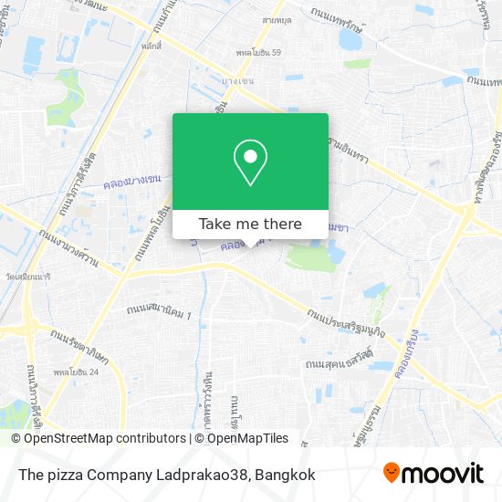 The pizza Company Ladprakao38 map