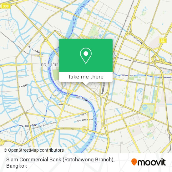 Siam Commercial Bank (Ratchawong Branch) map