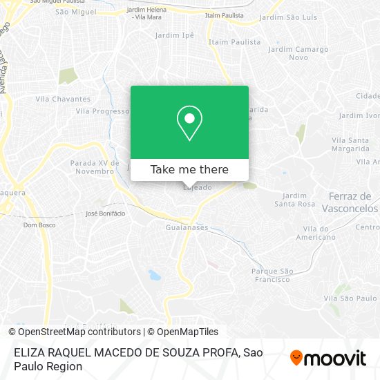 ELIZA RAQUEL MACEDO DE SOUZA PROFA map