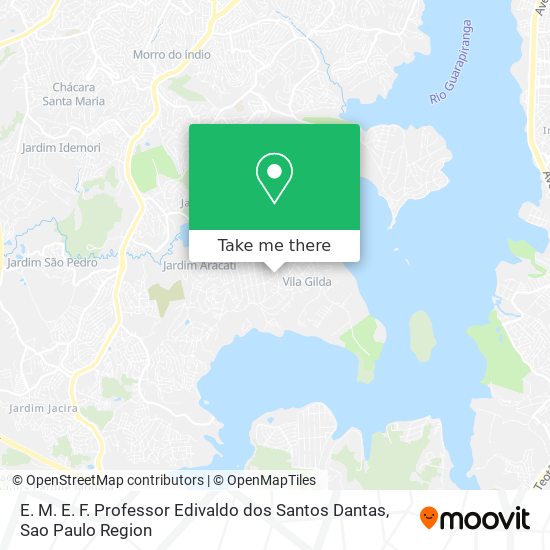Mapa E. M. E. F. Professor Edivaldo dos Santos Dantas
