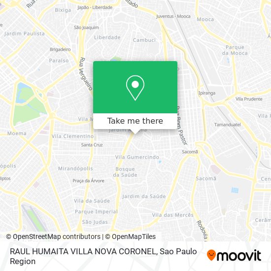 RAUL HUMAITA VILLA NOVA CORONEL map