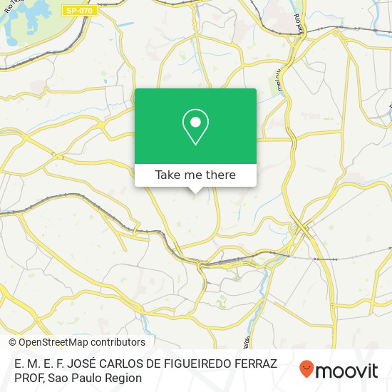 E. M. E. F. JOSÉ CARLOS DE FIGUEIREDO FERRAZ PROF map