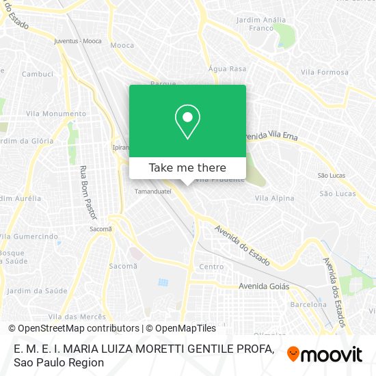 E. M. E. I. MARIA LUIZA MORETTI GENTILE PROFA map