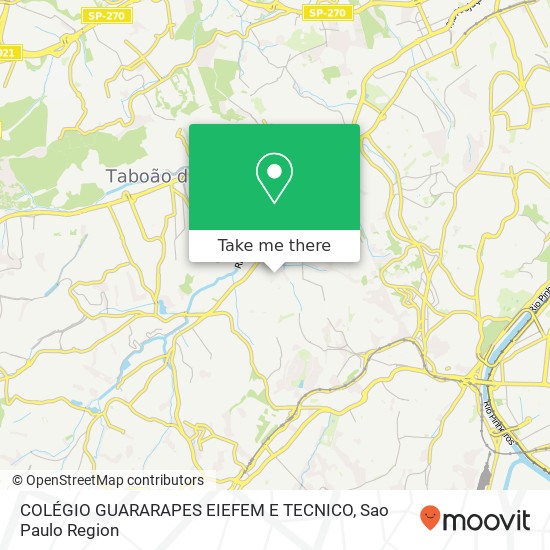 COLÉGIO GUARARAPES EIEFEM E TECNICO map